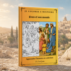 Cahier de coloriage pour enfant - Jésus et son monde